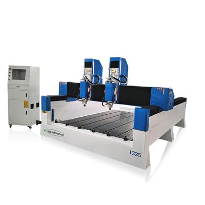 China Dual Process Top 3d Marble Router Spindle Stone CNC Router 1325 Stone CNC Router Stone and Marble for sale