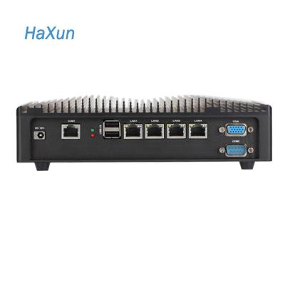 China OEM Rackmount PC 4 Lan Barebone Network Appliance Pfsense Mini Itx Hardware Firewall Mini Fanless Mini Chassis for sale