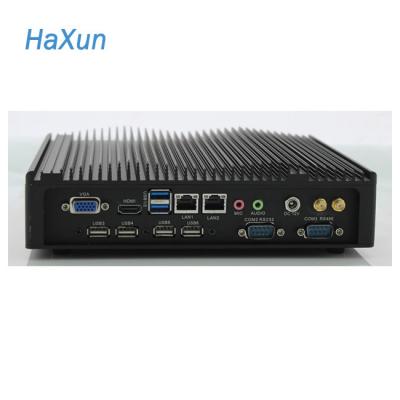 China Support working 24/7 i3, i5, i7 Fanless Industrial PC, 2*RJ45, 3G, wifi for sale