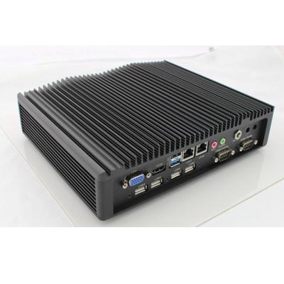 China Industry 2*RJ45 Sandy Bridge I3, I5, I7 Mini Industrial PC, LGA1155 Fanless Industrial Computer, Celeron 1037U Embedded IPC, Embedded PC for sale