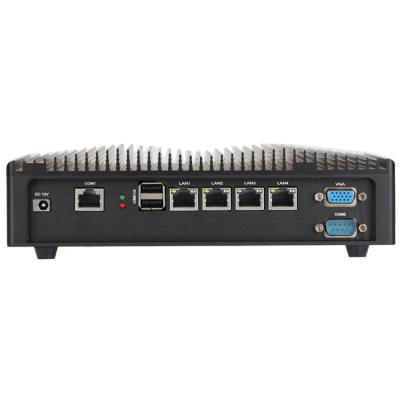 China Fanless firewall pfsense mini firewall router with 4*Intel 82583V Gigabit Ethernet, a MINI-PCI-E port support WIFI, 3G, 4G embed for sale