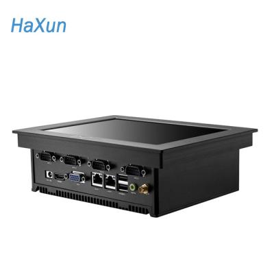 China Fanless 8 Inch Intel Industrial Panel PC with Msata SSD, 3G, GPRS, WIFI, RS485, RS422 205 mm (w) x 160 mm (d) x 56 mm (h) for sale