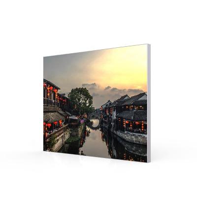 China Single Side A4 Size Sample Fabric Lightbox Advertising Sign Poster Light Box Size Customized for sale