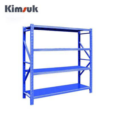 China Corrosion Protection Kimsuk Storage Rack Rack Manufacturer Storage Rack And Widespan Industrial Shelving Storage System for sale