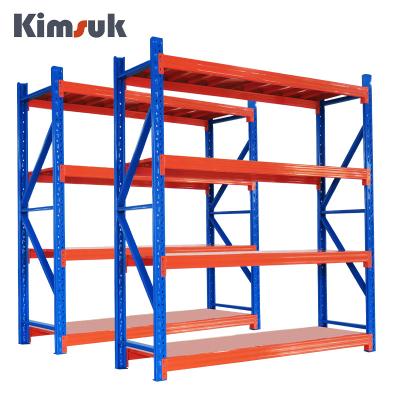 China Light duty corrosion protection warehouse metal storage racks industrial shelving rack for sale for sale