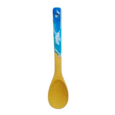 China Viable blue bamboo bamboo salad tools&accessories gift craft resin epoxy resin sea bamboo gdagets for sale