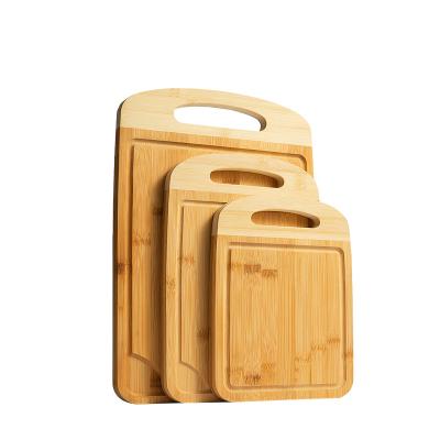 China Disposable Kitchen Bamboo Cutting Board Sets Serving Tray Bamboo Cutting Board Set Include Kinds Sizes Easy Food Prep for sale