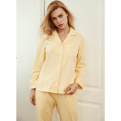 China Trending Products QUICK DRY 2022 New Arrivals Soft Elegant Pajamas Set Solid Satin Pajama Sets For Women Pants Long Sleeve for sale