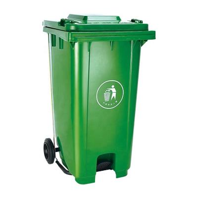 China 240L Bin Restaurant Kitchen Pedal Bin Mechanism Sustainable Waste Sorting Bin for sale