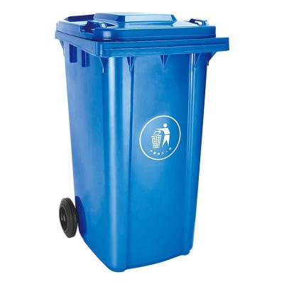 China Commercial Sustainable 240 Liter Dust Bin Waste Sorting Plastic Bin for sale