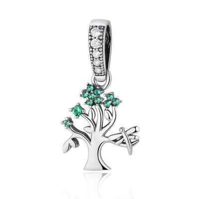 China Nickel Free Latest Style Qings Tree Of Life Charm 925 Sterling Silver Charm For Girls for sale