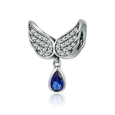 China Hot Selling Nickel Free Amazon Qings Wings Angel Charms OEM/ODM Sterling Silver Charm Pendant for sale