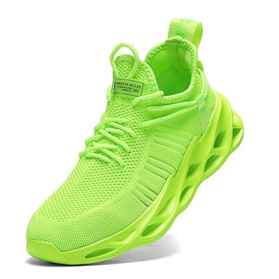 China Fly weave 2021 high quality casual running goods net fabric fly weave men's casual shoes for sale