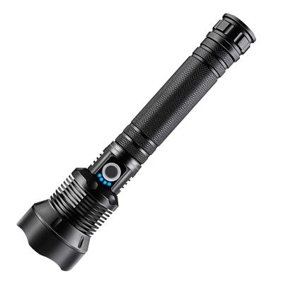 China Latest Zoom Outdoor Emergency Products Long Range Self Defense Super Bright High Power Flashlights for sale