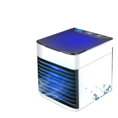 China 7 Colors Led Mini Fan USB Air Conditioner Air Cooler Air Cooler Air Conditioner Desktop Room or Cars By Light Portable Sprayer Type Fan Water Cooling for sale