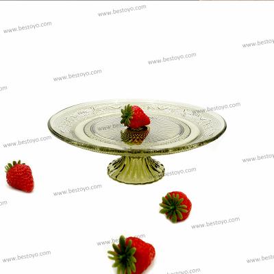 China Reusable Clear Glass Disposable Kitchen Ice Fruit Dish for sale