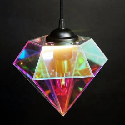 China Modern new design colorful acrylic lampshade, creative colorful acrylic light cover for sale