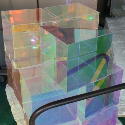 China Packing Items Customized Colorful Acrylic Display Box, Colorful Acrylic Cube Box, Colorful Plastic Boxes In Different Sizes for sale