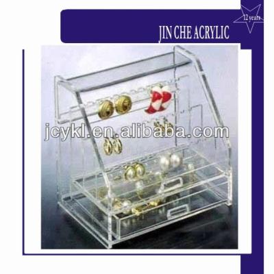 China Envionment-friendly acrylic cosmetic box, acrylic jewelry display case, acrylic case for sale