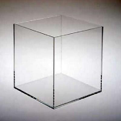 China Display & Protective small size acrylic cosmetic packaging box, clear acrylic container, acrylic cube for sale