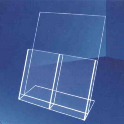 China Envionment-friendly clear acrylic plastic desktop leaflet holder, high quality plastic holder for sale