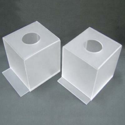 China Modern Frosted Acrylic Toilet Paper Box , Acrylic Plastic Paper Box for sale