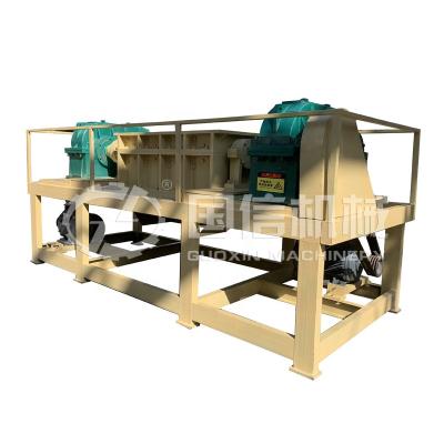 China Recycling Industries Guoxin Factory Price Waste Matching Rubber / Tire Shredder For Sale for sale