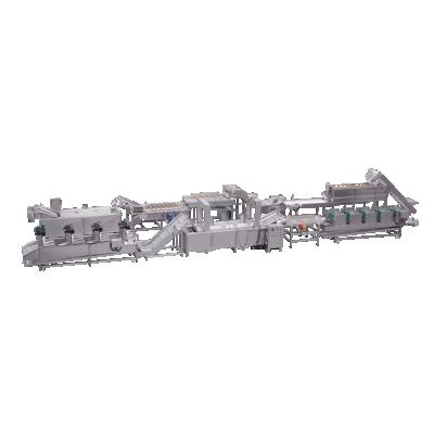 China Factory Cost High Efficiency Industrial Automatic Potato Chips Processing Line for sale