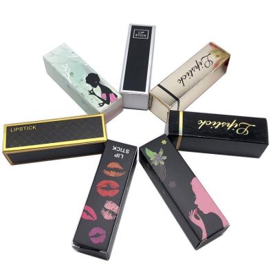 China Disposable Custom Cosmetic Makeup Lipstick Packaging Case Package Cosmetic Box for sale