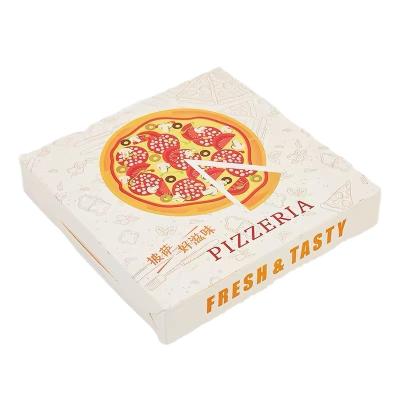 China Disposable Manufacturers Supply Food Grade 16 Inch Corrugated Vending Pizza Boxes Packaging Boxes Logo Printed for sale