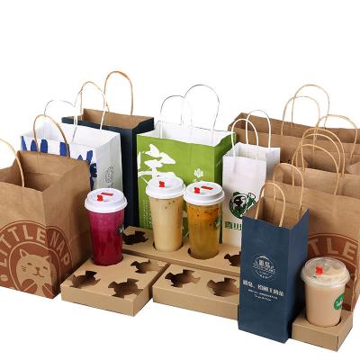 China Food Custom Printing Eco - Friendly Packaging Food Grade Kraft Paper Bread Bag for sale