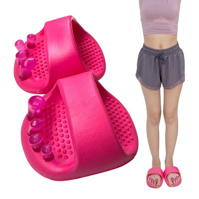 China Wholesale Leg Split Toe Patch Stovepipe Fashion Trend Home Slippers XO Type Artifact Shoes Half Palm Slippers Slimming Legs Beauty Body p for sale