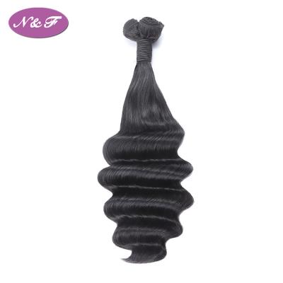 China FUMI YF Double Drawn Funmi Brazilian Virgin Hair Weaves Human Hair Virgin Hair Half One Bundles Can Buy 3 or 4 Hairs for sale