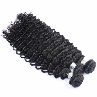 China 100% Virgin Natural Deep Wave Brazilian Hair Weave Cuticle Aligned Raw Deep Wave Hair Bundles Free Sample kbl Hair for sale