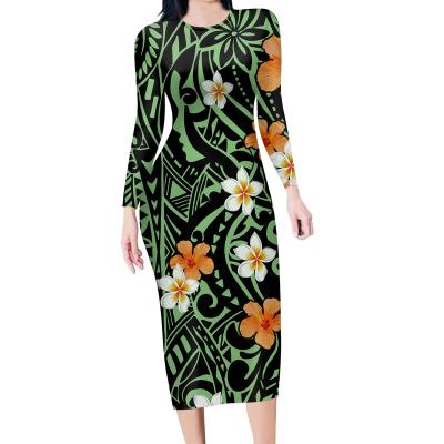 China Breathable Vintage Long Sleeve Maxi Dresses Floral Printed Holiday Party Vestidos Long Casual Dress for sale