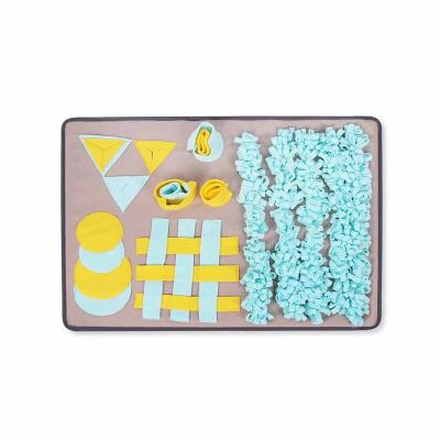 China Viable Custom Maker Smart Pet Feeding Toy Dog Slow Feed Snuffle Mat For Dogs by Hoopet for sale