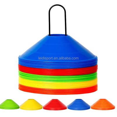 China PE Soccer Agility Training Custom Logo Soccer Agility Disc Cones Speed ​​Training Plastic Obstacle Cone Disc for sale