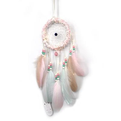 China Popular Christmas Gift Wholesale Popular Christmas Gift Party Supplies Christmas Home Decoration Living Room Birthday Gift Accessories Colorful Dream Catcher Insig Led Light for sale