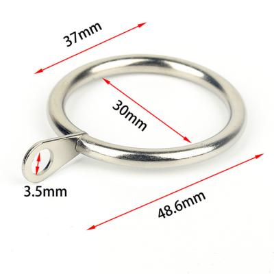 China Home Roman Curtain Ring Manufacturer Metal Circle Ring Curtain Accessories Eco-Friendly Eco-Friendly Curtain With Piece Ring for sale