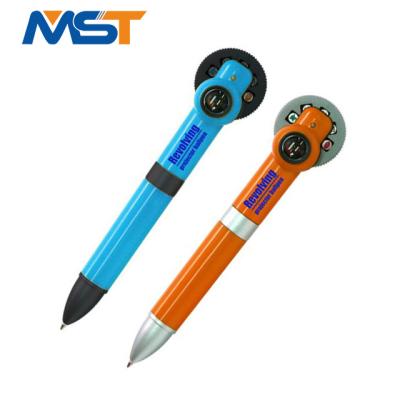 China Pen Wholesale Promotional Direct Supply LED Torch Spotlight Ballpoint Pen With Customized Pictures For Advertising Marketing for sale