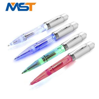 China Promotional Multifunctional Pen Custom Logo Imprint LED Light Ballpoint Pen For Promotional Gifts for sale