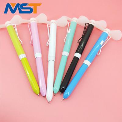 China Pen Factory Supply Promotion Mini Fan Metal Ballpoint Pen With Customized Logo for sale