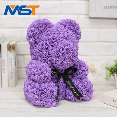 China Factory supply high quality girlfriend gift valentines day forever love pe soap cute flower rose bear for best quality gifts for sale