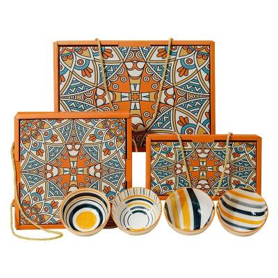 China Mini Bowl Sets Gift Stocked Ceramic Mixing Set Advertisement Kitchen Accessories Promotion for sale