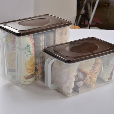 China Viable Custom Size Storage Box Organizer Kitchen Storage Bins Clear Plastic Storage Bins With Handles for sale