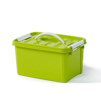 China Factory Wholesale Viable Durable Container Food Storage Bin Organizer Clear Plastic Home Storage Box With Lid for sale