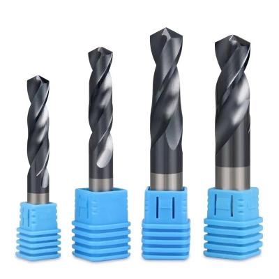 China Integral Twist Drill Bit Carbide Bit Metal Drilling Cutter Tungsten Carbide Twist Drill Bit for sale