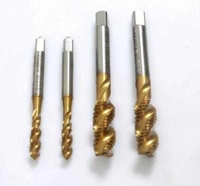 China Thread Cutting Hss M2-m20 6542 Tin Cutting Tool Spiral Point Stainless Steel Screw Tap Flute Wire Metal Din Plug for sale