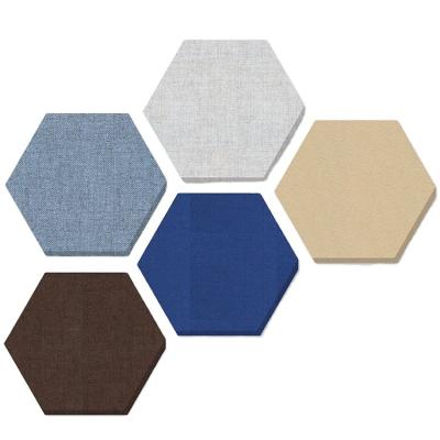 China Modern High Quality Manufactured In China Carton Box 300*300*9Mm Pet Hexagon Wall Panel for sale