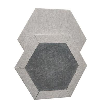 China Modern Factory Hot Sales 100% Polyester Exquisite Workmanship Pet Hexagon Wall Panel for sale